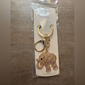 Sparkling Elephant Keychain/Bag Charm